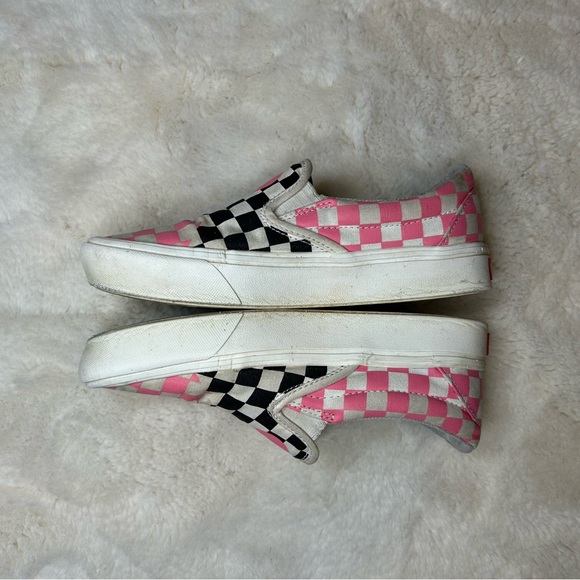 Vans Yin Yang Checkerboard Comfy Cush Platform Slip On Sneakers 6 - Picture 6 of 10